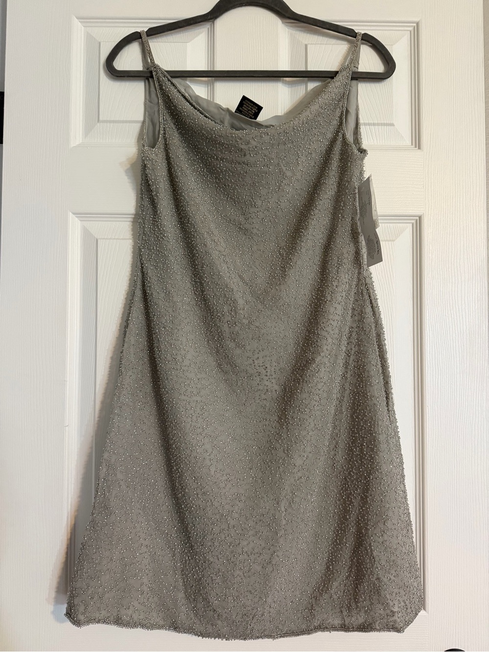 NWT Chaudry Vintage Deadstock Beaded Mini Dress